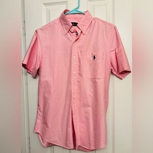 Ralph Lauren Men's Casual Pink Button Down Shirt